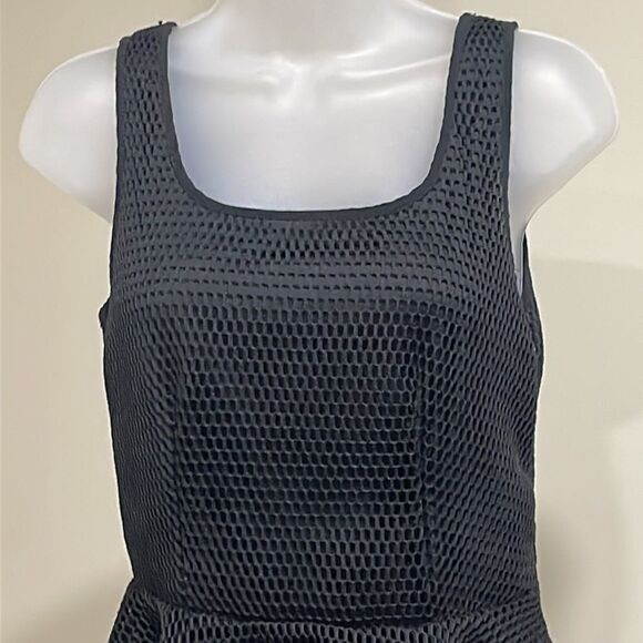 NWOT Xtaren Black Mesh Dress. Size M Medium 8/10 - Picture 2 of 11